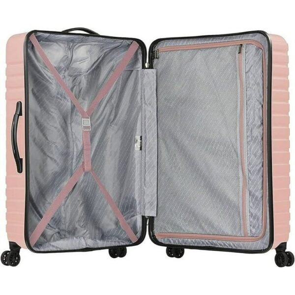 Hardside Suitcase Travel Luggage with Spinner Wheels, Pink, 30-Inch ( Large). - Image 4