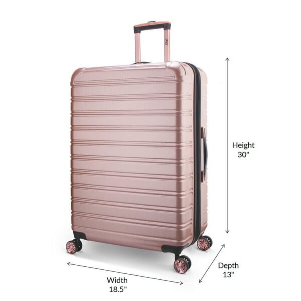 iFLY Hardside Fibertech Luggage 28" Checked Luggage / travel bag , Rose Gold (medium). - Image 3