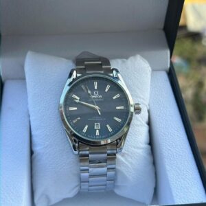 Unisex stainless steel Omega watch