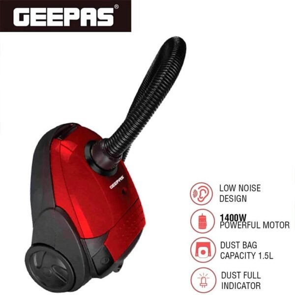 Geepas 1.5L Canister Vacuum Cleaner | GVC2595 - Image 2