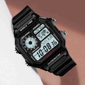 Casio Men's Sports Watch  Light Stopwatch Alarm 50m Water Resist