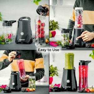 Geepas Personal Blender Stainless Steel Blade 300W | GSB44075