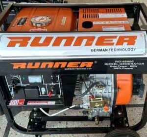 1KW Gasoline generator 230V 50H recoil start. Runner German Technology.