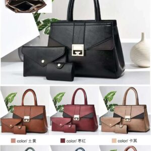 Set Of 3 Women's Leather Bags Women's Shoulder Bag