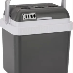 Geepas Hot & Cold Car Fridge | 24L Easy to carry, Portable Mini Cooler & Warmer for Drinks | For Bedroom, Home, Caravan, Car | GCF63062