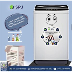 SPJ 7 Kg Top Loader Washing Machine – Silver