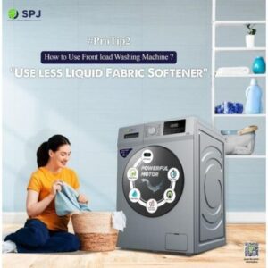 SPJ 8Kg Front Load Fully Automatic Washing Machine -Grey