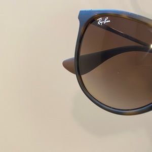 Ray Ban Erika Tortoise Sunglasses - Womens