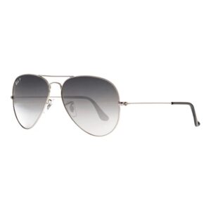 Ray-Ban  Iconic Aviator Sunglasses, Light Grey