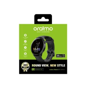 Oraimo Watch ER 1.43” AMOLED IP68 Smart Watch (OSW-42) - Black