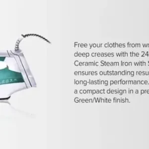 GEEPAS STEAM IRON CERAMIC CORDLESS