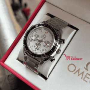 Mens stainless steel Omega watch