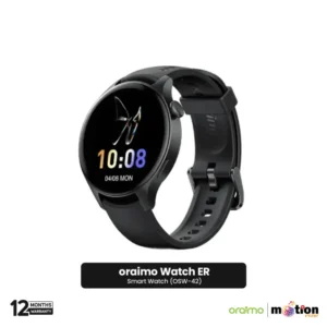 Oraimo Watch ER 1.43” AMOLED IP68 Smart Watch (OSW-42) - Black