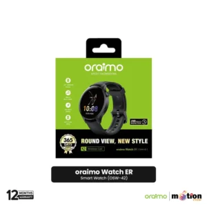 Oraimo Watch ER 1.43” AMOLED IP68 Smart Watch (OSW-42) - Black