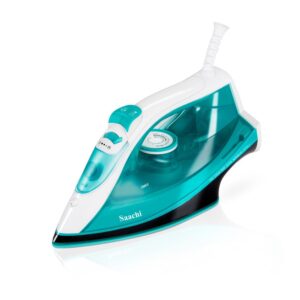 Saachi Steam Iron NL-IR-392C-GN ( Green ) with a Ceramic Soleplate