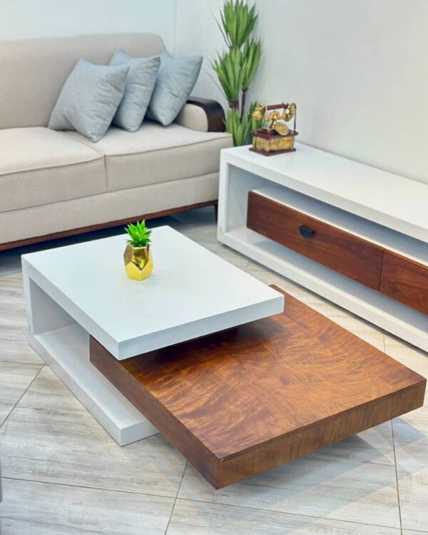 Set of modern TV stand and centre table