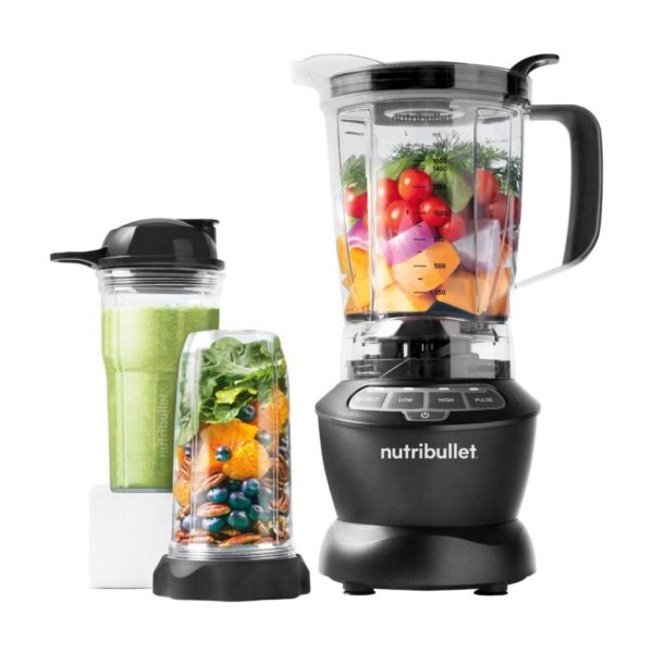 Nutribullet Blender Combo – Powerful Mixer, Grinder & Smoothie Maker 1.6L Extra Large Pitcher & 2 Unbreakable Jars