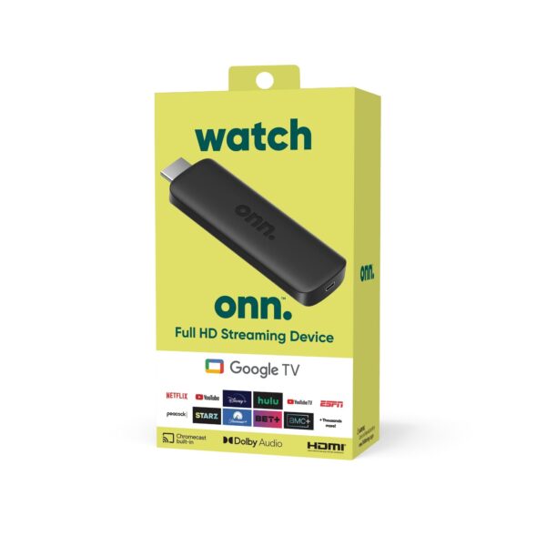 Onn Android TV Full HD Streaming Device Stick