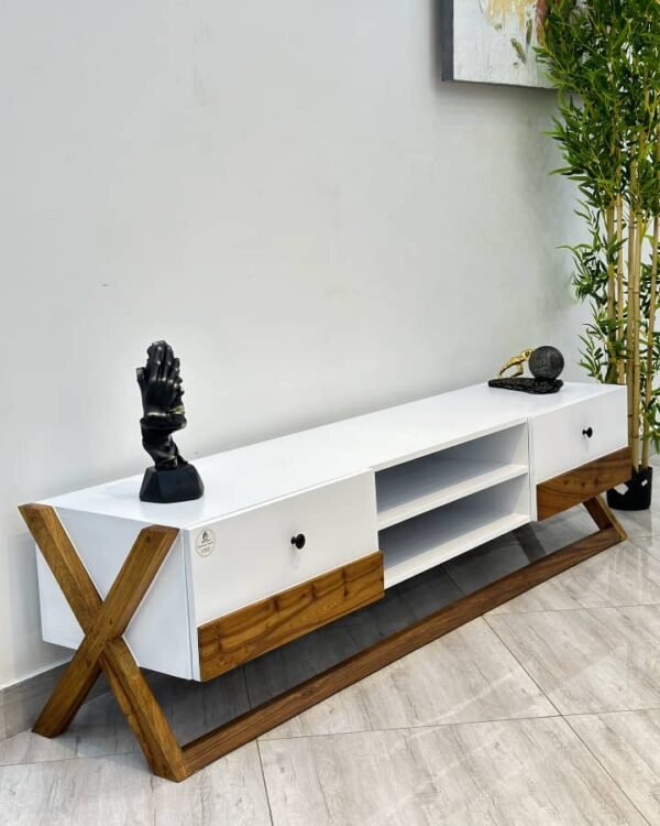 Classic modern wooden TV stand - Image 4