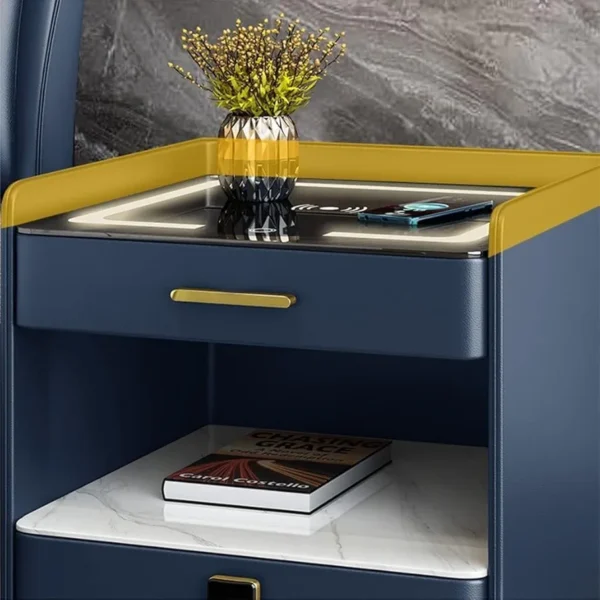 Bedside smart table and storage cabinet - Image 3