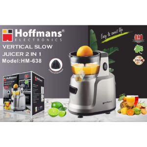 Hoffmans 2 in 1 Vertical Slow Juicer HM-638