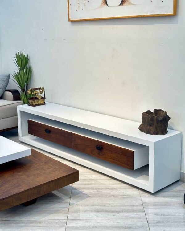 Set of modern TV stand and centre table