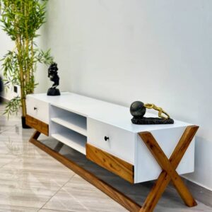 Classic modern wooden TV stand