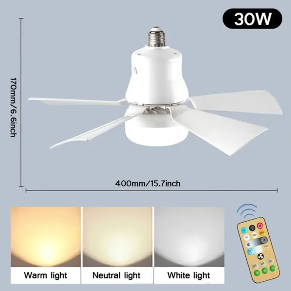 Ceiling Fan Bulb with Remote Control - Image 4