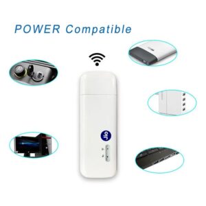 Jio USB 4G LTE WiFi Modem Router Dongle 3 Plug & Play MF832 All sim support