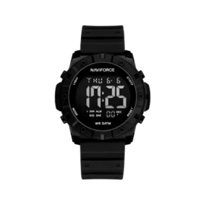 Naviforce Men Watch NF7110 A Silicone 45mm Black