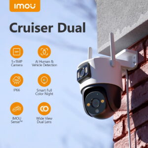 IMOU Wifi Camera Cruiser Dual 10MP Dual Lens Outdoor AI Human & Vehicle Detection Security Protection