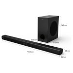 Hisense HS218 2.1ch Sound Bar with Wireless Subwoofer, 200W