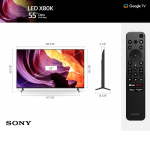 Sony 55 Inch 4K Ultra HD TV Smart Google TV | KD55X80K