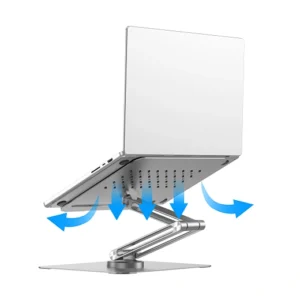 WiWU Ergonomic Aluminum Alloy Laptop Stand S801 Rotative Adjustable Notebook Holder