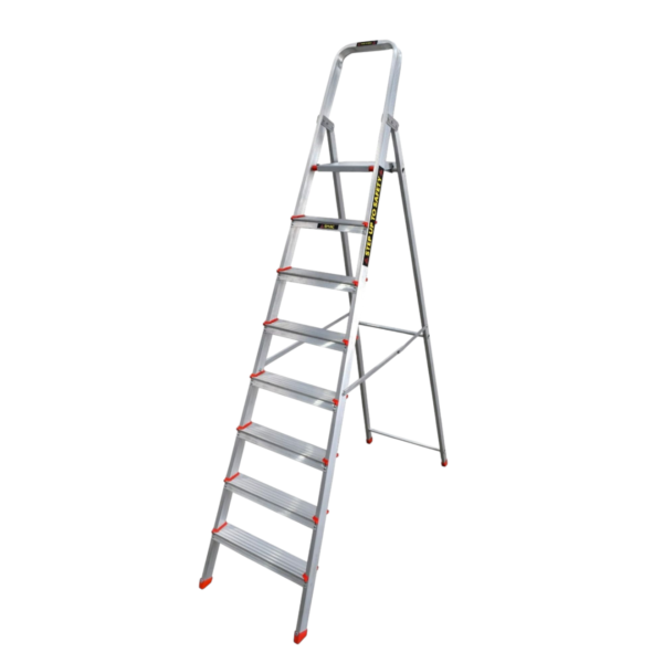 8 Steps Aluminium Ladders with Safety Locking Mechanism