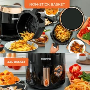 Geepas 3.5L digital air fryer, model GAF37501N