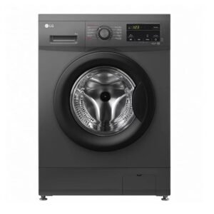 LG 8kg Front Load Washing Machine, Black