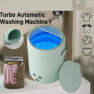 Mfigree Clearance! Portable Washing Machine, Mini Automatic Washing Machine Portable Baby Clothes, Socks and Underwear Washing Machine for Apartment, Home, Hotel, Camping, RV