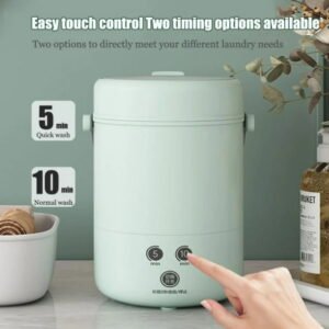 Mfigree Clearance! Portable Washing Machine, Mini Automatic Washing Machine Portable Baby Clothes, Socks and Underwear Washing Machine for Apartment, Home, Hotel, Camping, RV