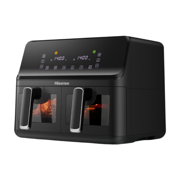 Hisense 8L Touchscreen Dual Air Fryer H0SAF08BK2S1 - Image 3