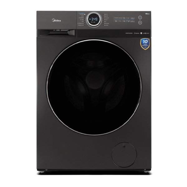 Midea 10kg Front Loader Washing Machine Inverter 1400rpm – Titanium