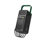 Green Lion Solar Max 80000mAh Powerbank with Digital Display, Solar Charging Panel