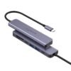 Porodo Blue 7 In 1 Hub HDMI 2XUSB Black