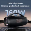 EALOT S98 160W Portable Bluetooth-compatible Speaker TWS Wireless HiFi Stereo Music Subwoofer - Black
