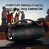 EALOT S98 160W Portable Bluetooth-compatible Speaker TWS Wireless HiFi Stereo Music Subwoofer - Black