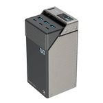 Powerology 50000 Power Bank 65W 3×PD Type-C And 3×USB-A - Black
