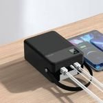 Green Lion Thunder 80 80,000mah Power Bank 22.5W With Powerful Flash Light & 6Ports PD 20W LED Digital Display