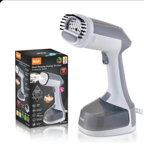 RAF R.1324G Vertical Garment Steamer Iron – 1500W Vaporizer with Fast Heat-Up & Anti-Drip Function
