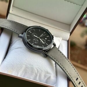 Fossil genuine leather men's watch