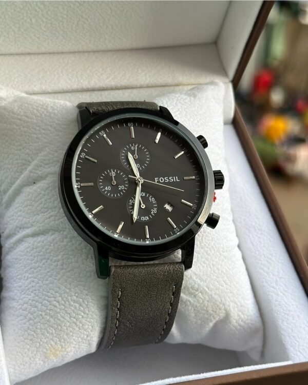 Fossil genuine leather men's watch - Image 3